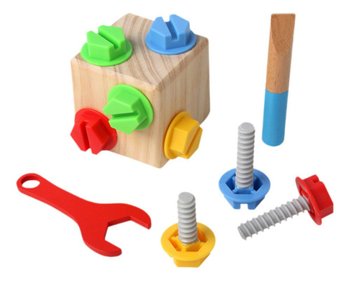 Nuevo Juego De Herramientas De Madera Diy Tuerca Ensamblaje