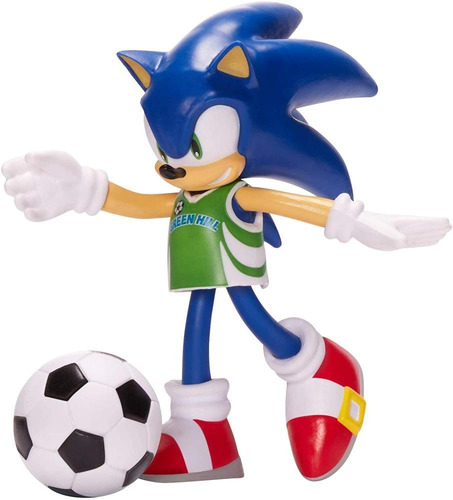 Sonic The Hedgehog 10cm Soccer Sonic Flexible