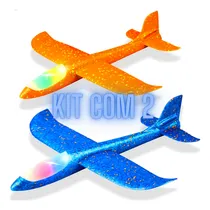 Comprar  Brinquedo Avião Planador Isopor Com Led  Voa De Verdade