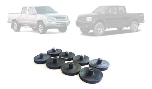 Kit Buchas Separador Anti Ruido Feixe Molas Nissan Frontier