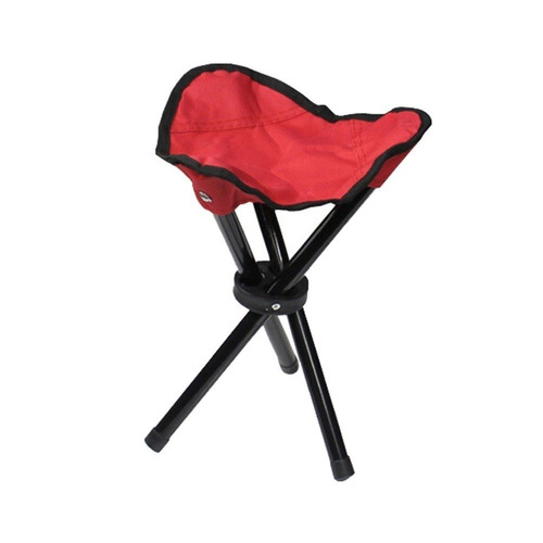 Silla Banco Tripode 33x33x50cm Plegable Camping Pesca 90kg