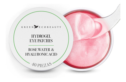 Parches Para Ojeras Con Agua De Rosas Y Ácido Hialurónico Tipo de piel Todo tipo de piel
