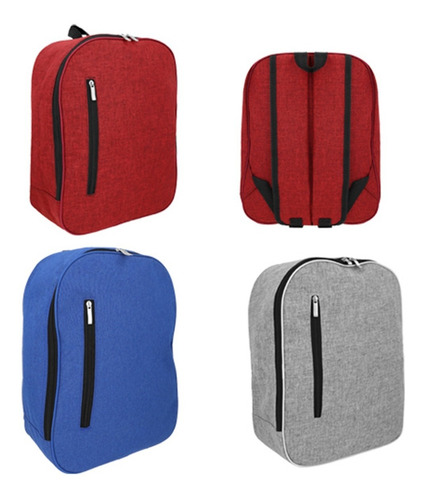 Imagen 3 de 9 de Mochila De Poliéster De Compartimentos Con Cierres