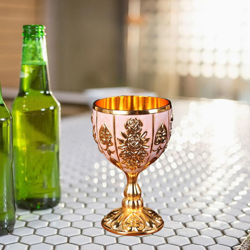 2 Pequeña De Metal Clásico Retro Oro Rosado Como Describir
