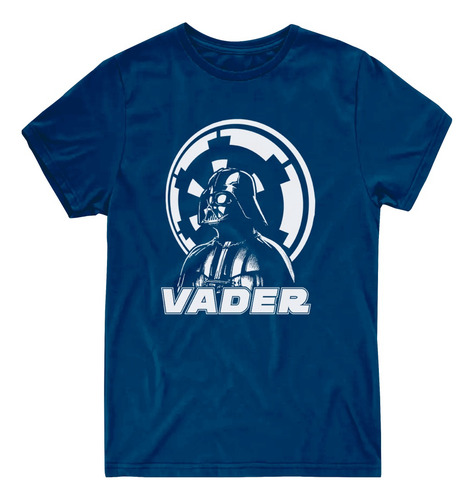 Playera Star Wars Vader Manga Corta Estampado Suave
