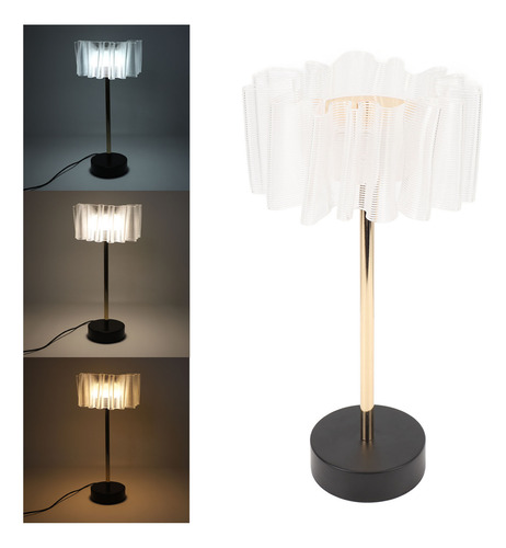 Mesita De Noche Portátil Con Sensor Táctil De Mesa Led