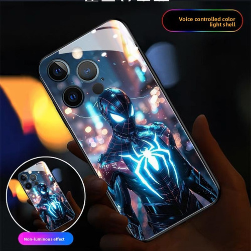 Funda Para Xiaomi Redmi Note 14 13 12s 12 11 11s Pro Plus Poco F7 Ultra X7 F6 X6 F5 X5 X5 Cartoon Luminosa Luz Led Brillante