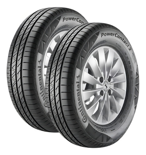 Kit 2 Pneus 185/65r14 Powercontact 2 Continental 86t T