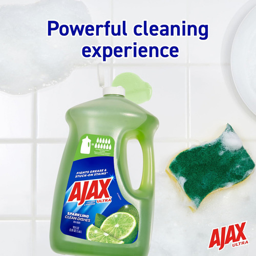 Jabón Ultralíquido Ajax, aroma a limón y vinagre, 90 ml