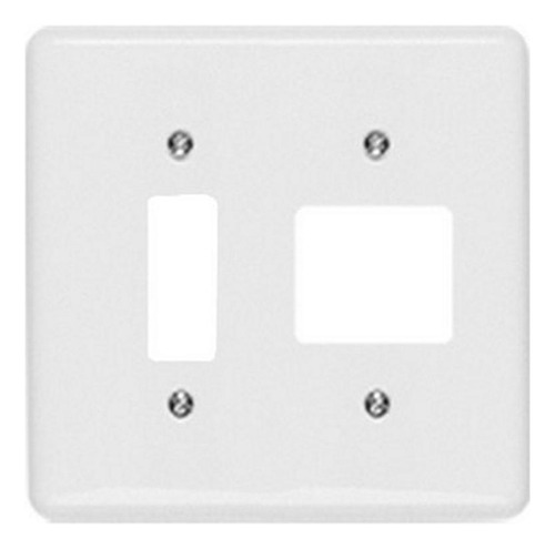Placa Conjunto Ilumi Stylus Branco 4x4 - 1 Interruptor Verti