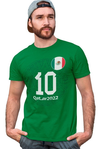 Playera México Personaliza Frente-espalda Países Qatar 2022