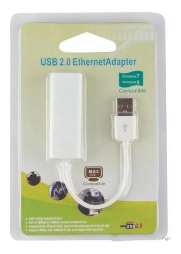 Adaptador Usb 2.0 A Ethernet Windows - Mac