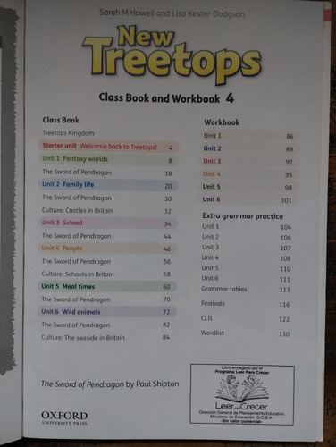 New Treetops, Class Book And Workbook 4 - Oxford Univ Press
