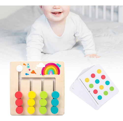 Juego Combinación Patrones De Colores Para Niños Montesorri