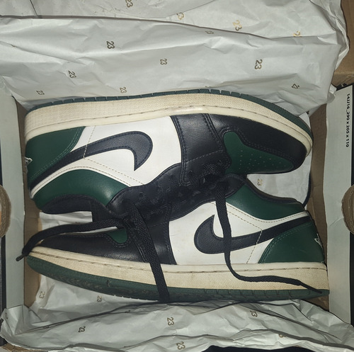 Jordan 1 Low (green Toe) (Usado)