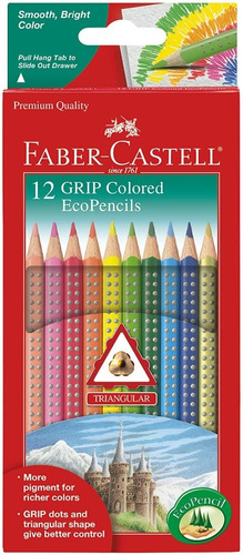 Faber Castell Set 12 Colores Preafilados Eco Colores