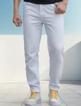 Comprar Vaquero Blanco En Gabardina Twill Num Americana