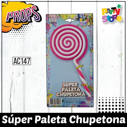Paleta Chupein Grande Bebota Cotillon Disfraz Halloween