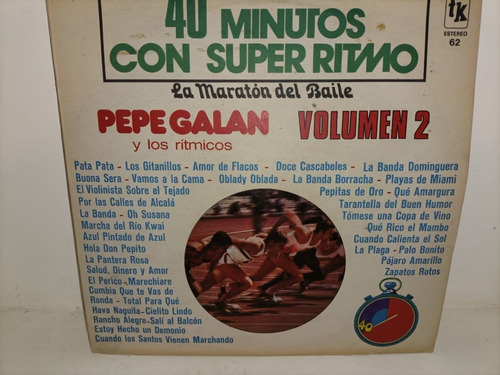 Pepe Galan - La Maratón Del Baile Vol.2 - Lp