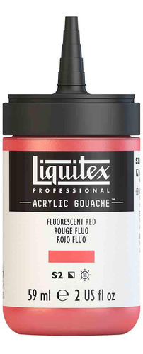 Tinta Guache Acrílica Liquitex S2 983 Fluorescent Red 59ml