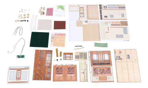 Mini Kit De Casa De Madera Con Diseño Decorativo Para Pasar