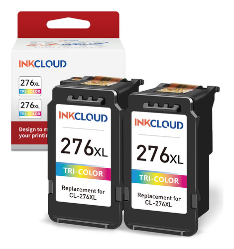 Inkcloud Cartuchos De Tinta Remanufacturados Tricolor 276xl.