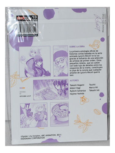 Lycoris Recoil de Spider Lily & Asaura Vol Elegir Editorial Panini Tapa Blanda en Español 2024