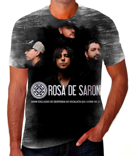 Camiseta Camisa Envio Rápido Rosa De Saron Banda Cristã 07