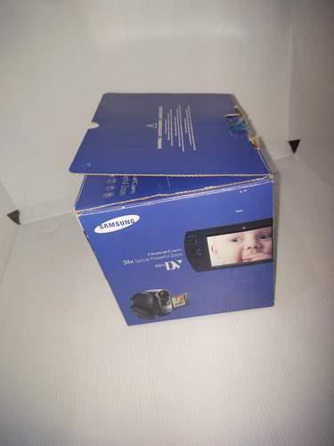 Câmera Digital Samsung Mini Dv Sc-d371 34x Optical Preto (Usado)