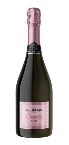 Imagen 1 de 2 de Espumante Italiano Riccadonna Prosecco Rosé 750ml