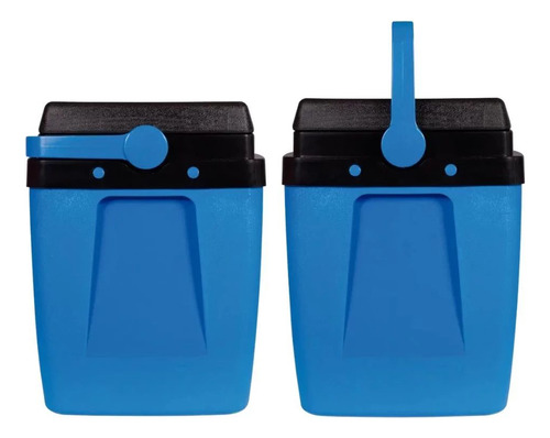 Kit Praia Cooler 26 L + Guarda Sol 1,50 M + Esteira Azul
