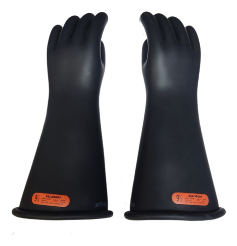 Guantes Dieléctrico Clase 4 Tipo 1 Salisbury 36000v N°9 1/2