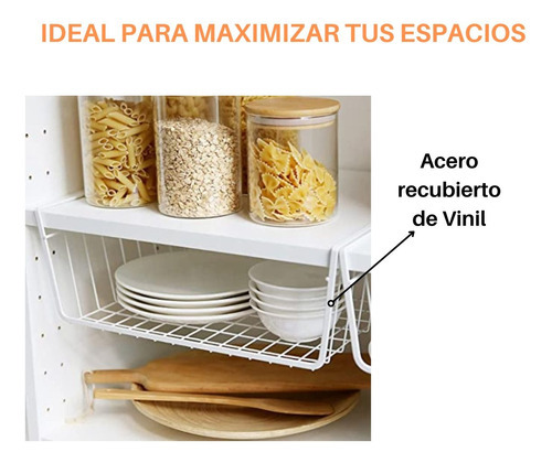 Good & Good - Canasta Organizadora Colgante 35x16x27cm, Contenedor Robusto y Adaptable