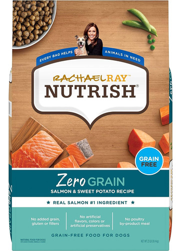 Rachael Ray Nutrish Zero Grain Dry Dog Food, Salmon & Sweet