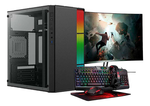 Kit Pc Gamer Monitor 23.8 Ryzen 7 5700g Ram 32gb Ssd1tb Wifi