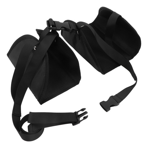 Hamaca Con Pedal Para Viajar En Avión, Negra, Portátil, Bajo