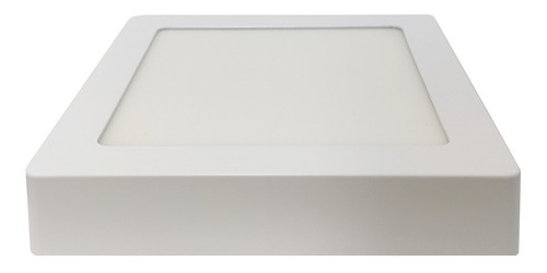 Panel Plafon Cuadrado Led 12w Aplicar Luz Fria Macroled