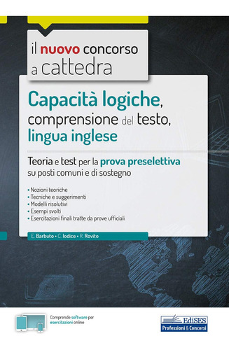 Libro: Capacità Logiche, Comprensione Del Testo, Lingua Ingl