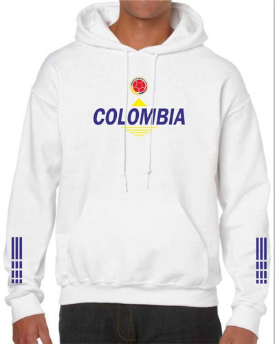 Buzo Saco Capota Fútbol Selección Colombia Personalizado