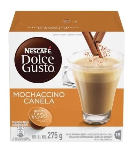 Cápsulas De Café Dolce Gusto Mochaccino Canela