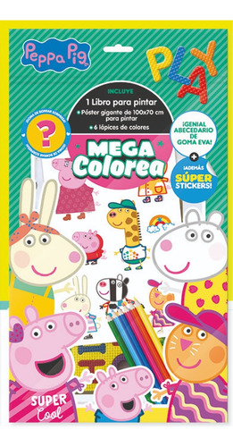 Set Para Pintar Mega Colorea Peppa Pig