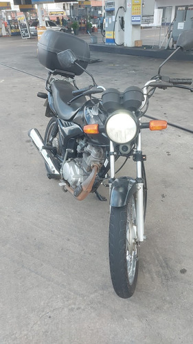 Moto Toda Original Vai Com Baú Pneu De Tra Novo Da Frente Em