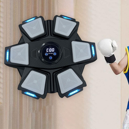 Máquina De Boxeo Inteligente Para Entrenamiento Con Negro