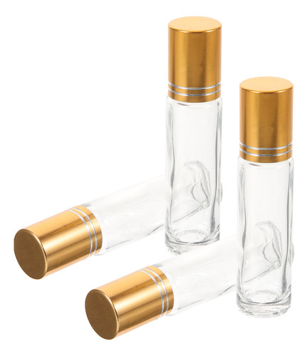 Botellas Enrollables De Vidrio Para Aceites Esenciales, 4 Un