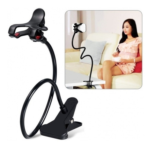 Soporte Flexible - Holder Para Celular Con Gancho 