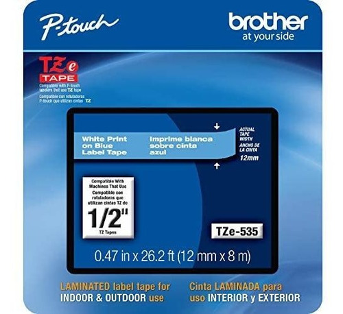 Cinta De Etiquetas Brother Genuine P-touch 0.47  X 26.2 