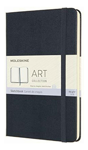 Moleskine Art Sketchbook, Medium, Sapphire Blue (4.5 X 7)