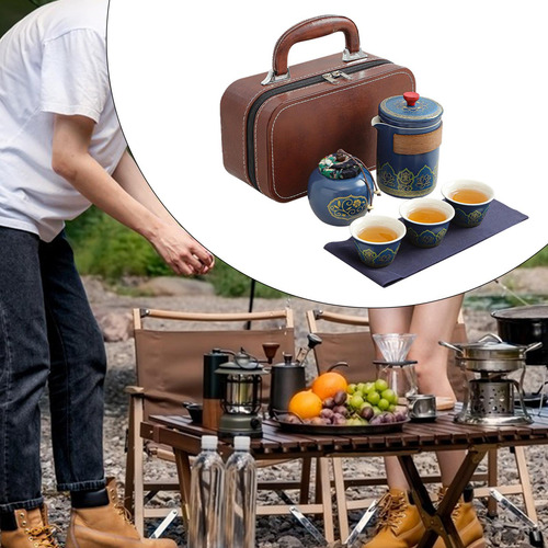 Juego De Té De Viaje, Tazas De Té, Tetera China De