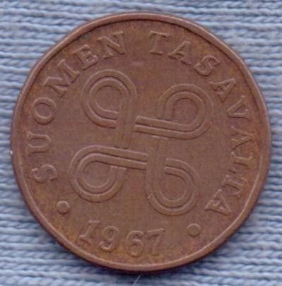 Finlandia 1 Penni 1967 * Republica *