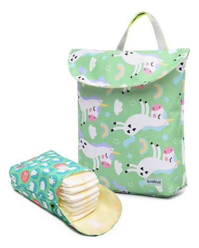 Wet Bag Mochi Organizador Pañalera Pañales Impermeable Bebe